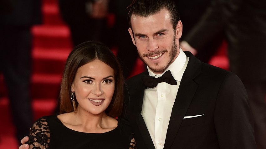 Gareth Bale mit Ehefrau Emma Rhys-Jones - Foto: Getty Images
