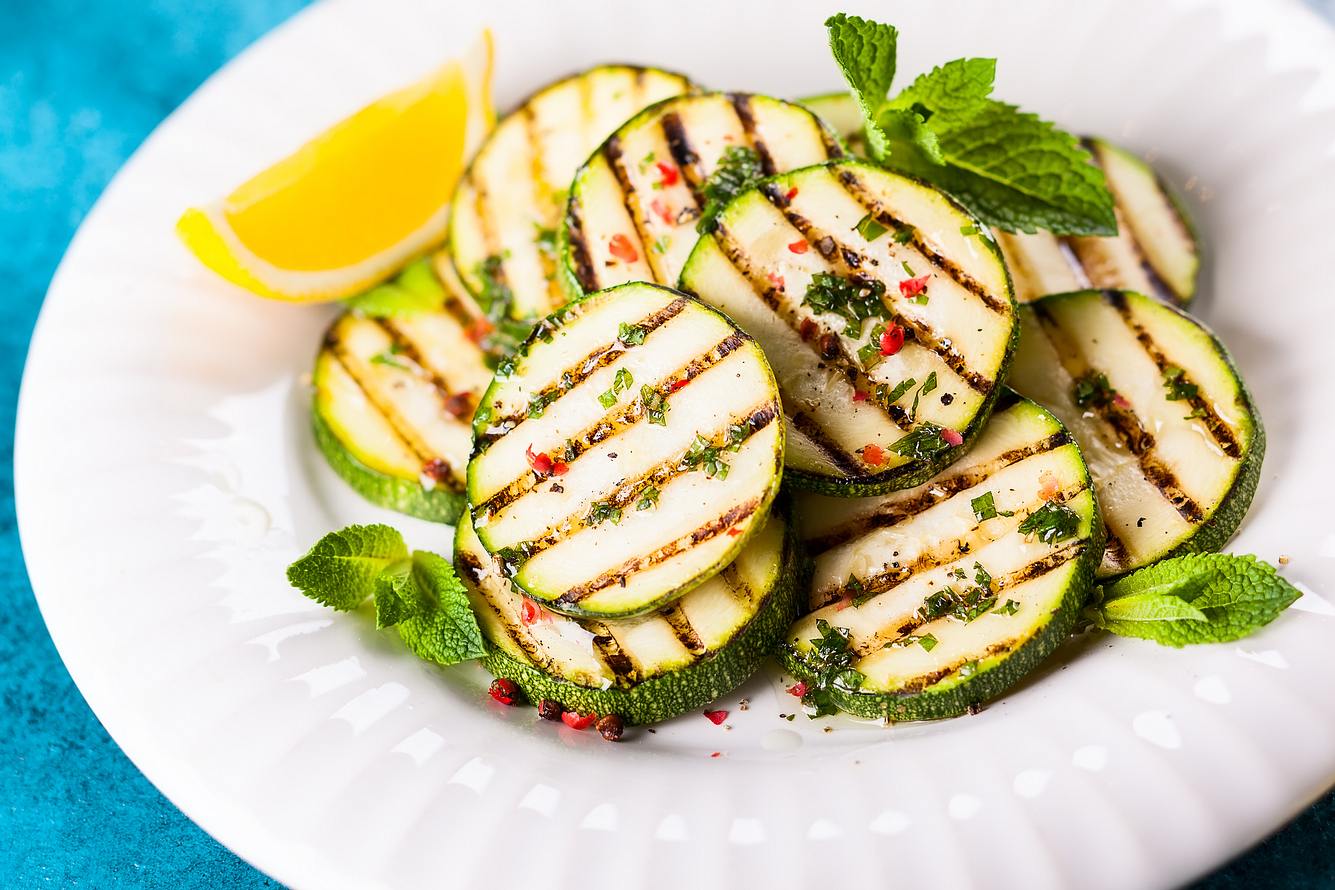 Gegrillte Zucchini Gegrillte Zucchini