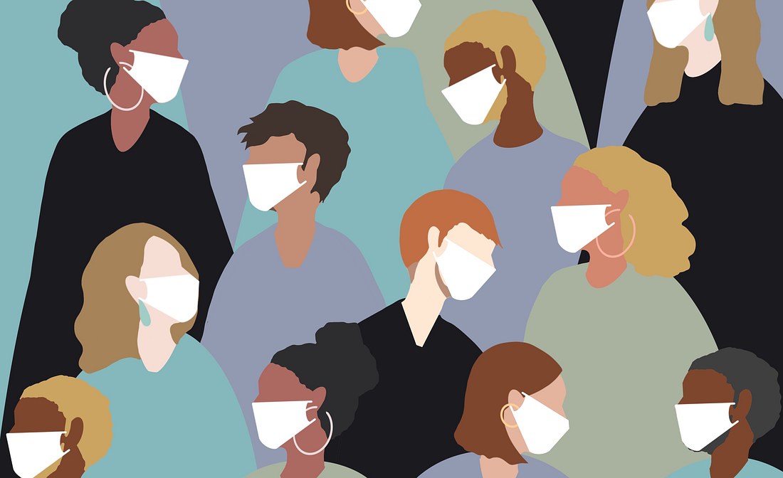 Gesichtsmasken Grafik Gesichtsmasken Grafik