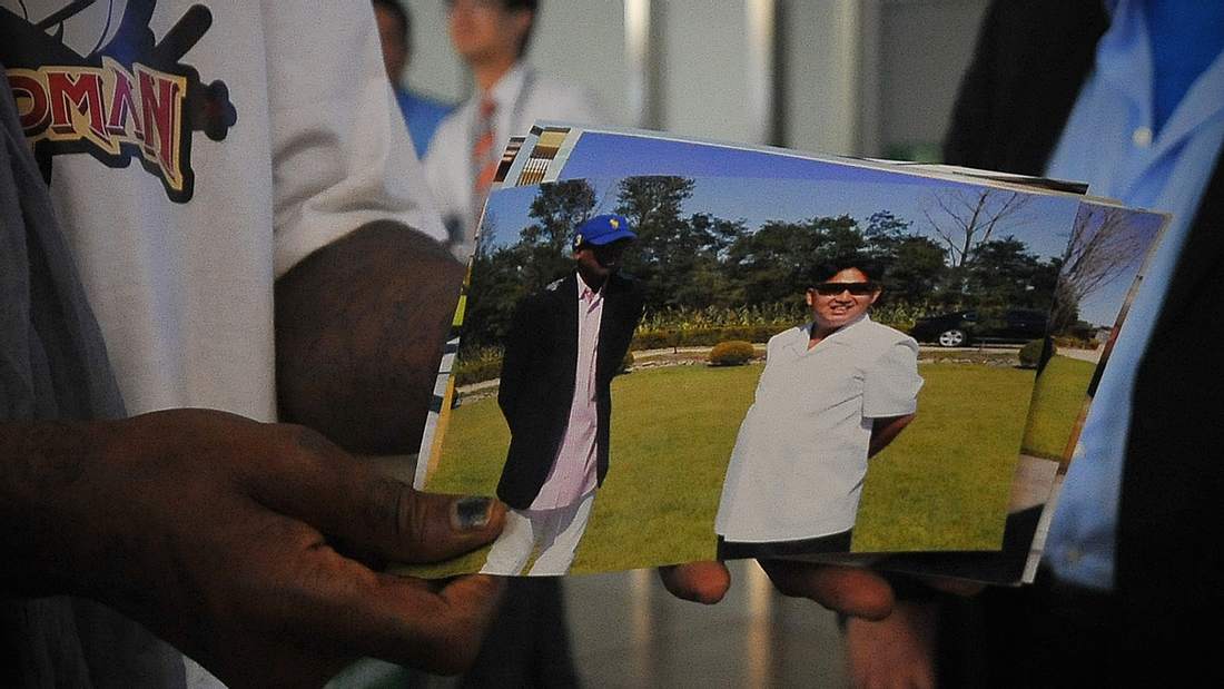 Rodman präsentiert Bilder von sich mit Diktator Kim Jong-un Rodman zeigt Fotos von sich mit Kim