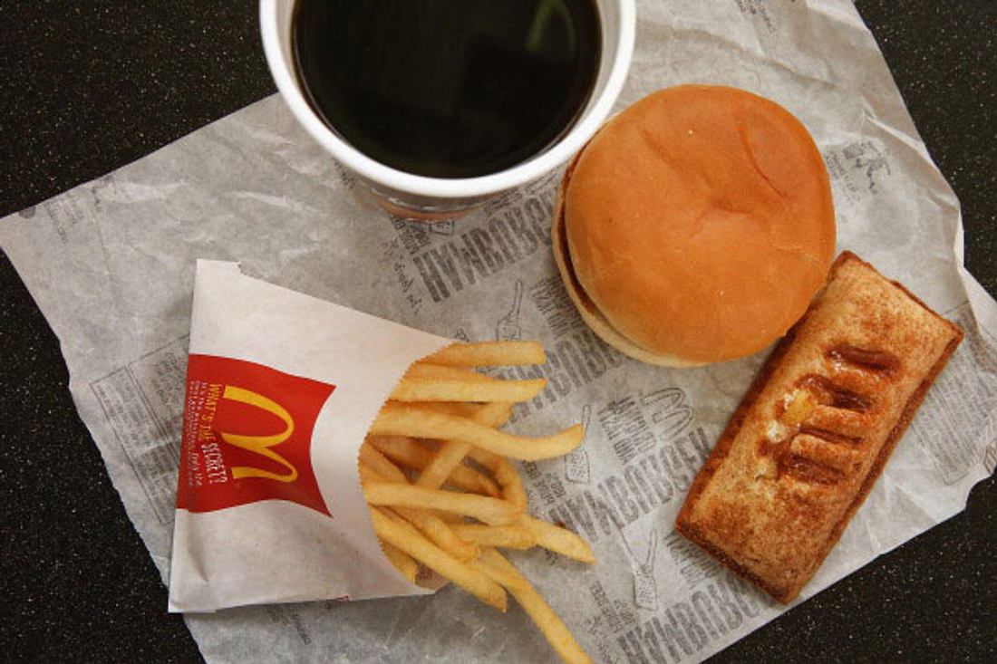 Ein Menü bei McDonald's Ein Menü bei McDonald's