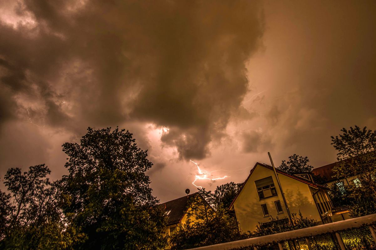 Gewitter mit extremem Niederschlag