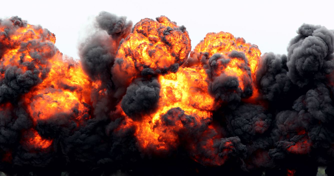 Gigantische Druckwelle – Tankstelle in Russland explodiert Feuerball