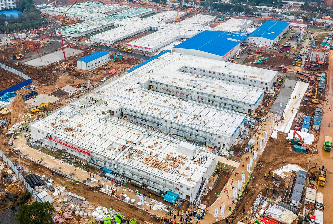 Gigantische Krankenhaus-Baustelle Gigantische Krankenhaus-Baustelle