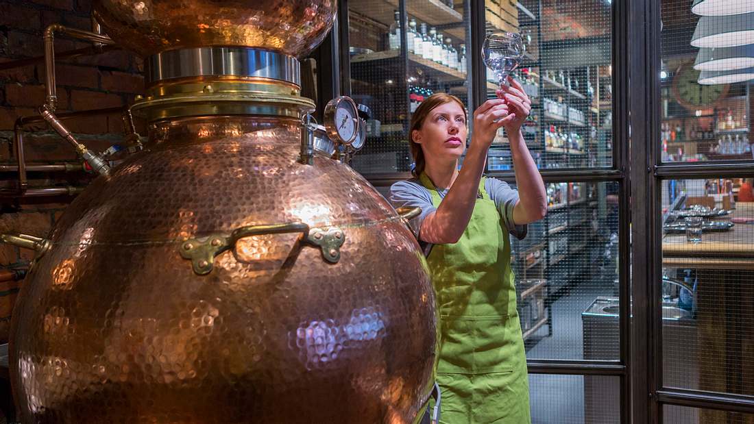 Gin-Herstellung Gin-Herstellung