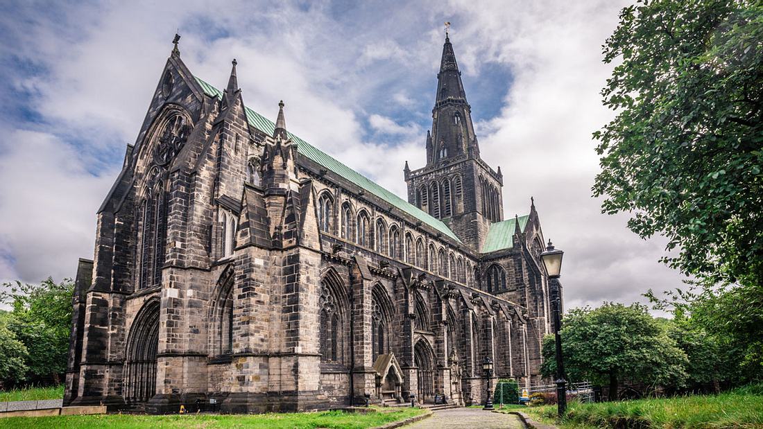 Über einem Grab errichtet: St. Mungo's Cathedral. Glasgow Cathedral
