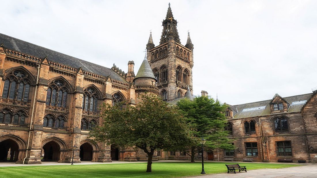 Die altehrwürdige Universität von Glasgow. Die Universität von Glasgow