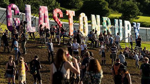 Das Glastonbury Festival in England. - Foto: Getty Images/Ian Gavan