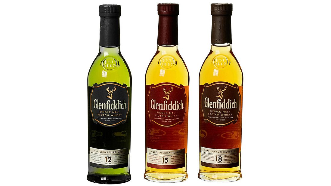 Glenfiddich Mix Pack 12 Jahre, 15 Jahre und 18 Jahre Single Malt Whisky