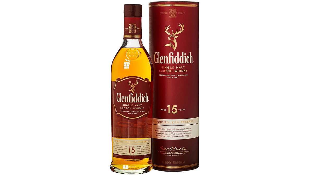 Glenfiddich Solera VAT 15 Jahre Single Malt Scotch Whisky 