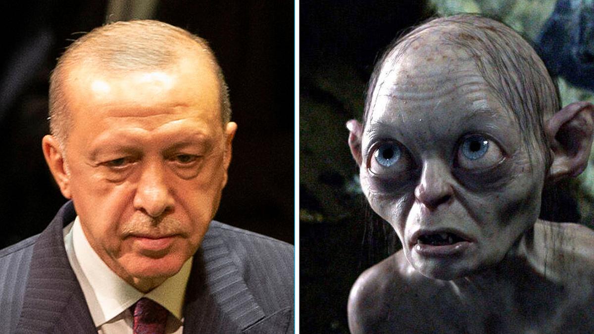 Recep Tayyip Erdogan und Gollum