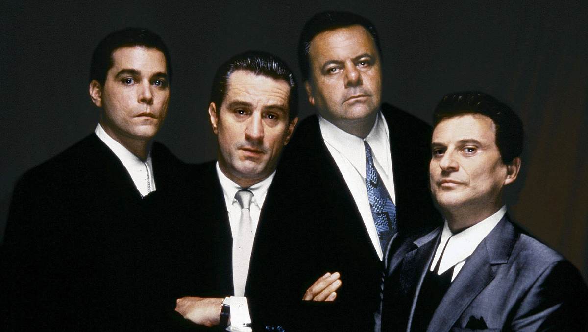 Ray Liotta, Robert De Niro, Paul Sorvino und Joe Pesci in Goodfellas