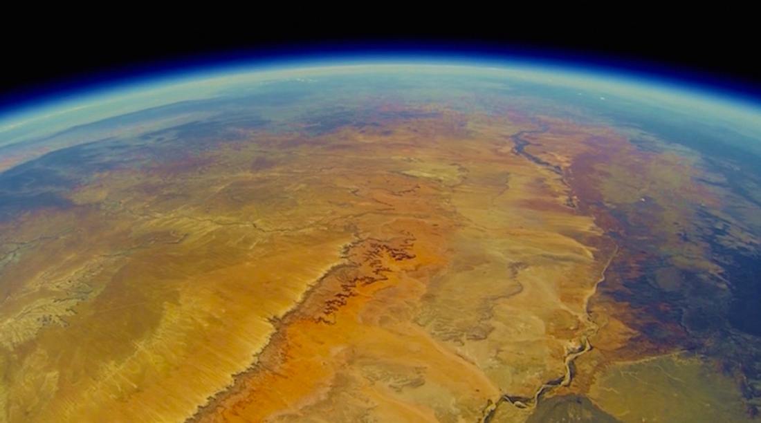 Der Grand Canyon aus dem Weltraum gefilmt