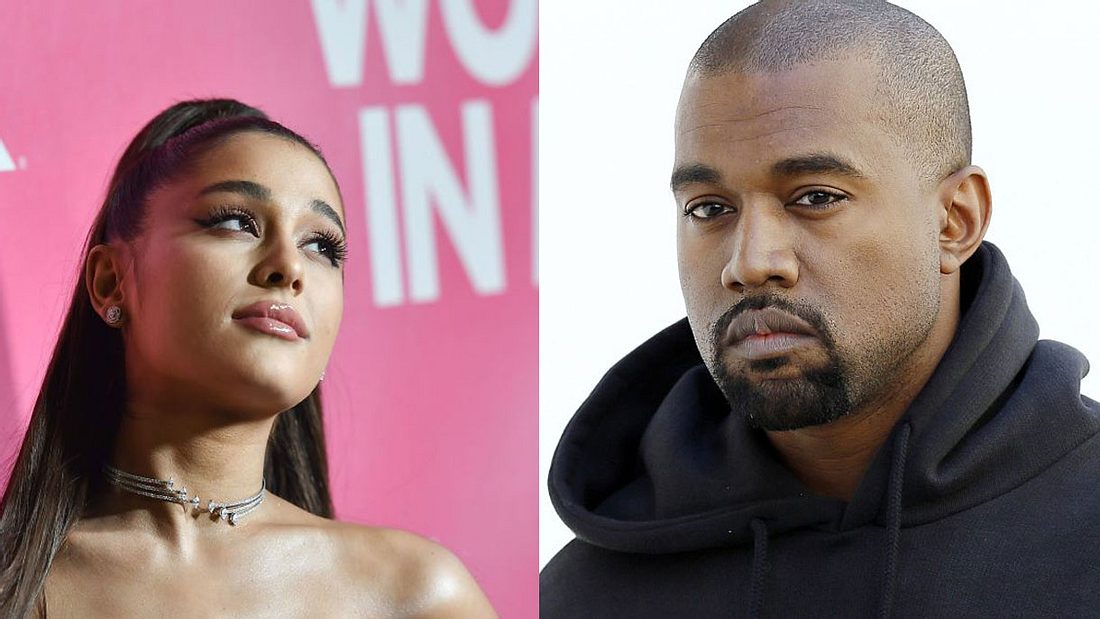 Ariana Grande und Kanye West haben Twitter-Zoff. Ariana Grande und Kanye West haben Twitter-Zoff.
