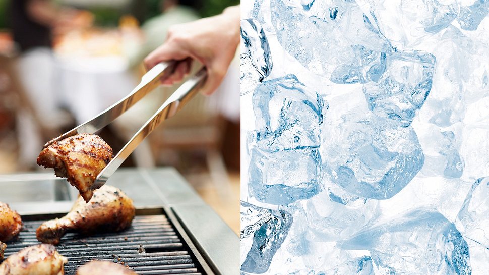 Grillen, Eiswürfel - Foto: iStock/Maren Caruso, iStock/stsmhn