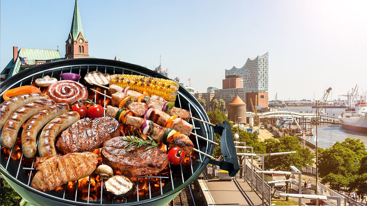 Grillen in den schönsten Parks in Hamburg