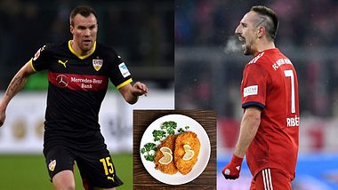 Kevin Großkreutz Kneipe macht sich über Franck Ribery lustig. - Foto: Getty Images/CHRISTOF STACHE, Getty Images/PATRIK STOLLARZ, iStock/Tatiana Volgutova