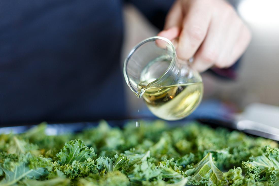 Eine Delikatesse: Grünkohlsalat