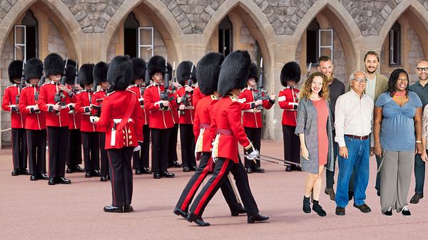 Guardsmen und Touristen - Foto: iStock / OlegAlbinsky / Rawpixel (Collage Männersache)