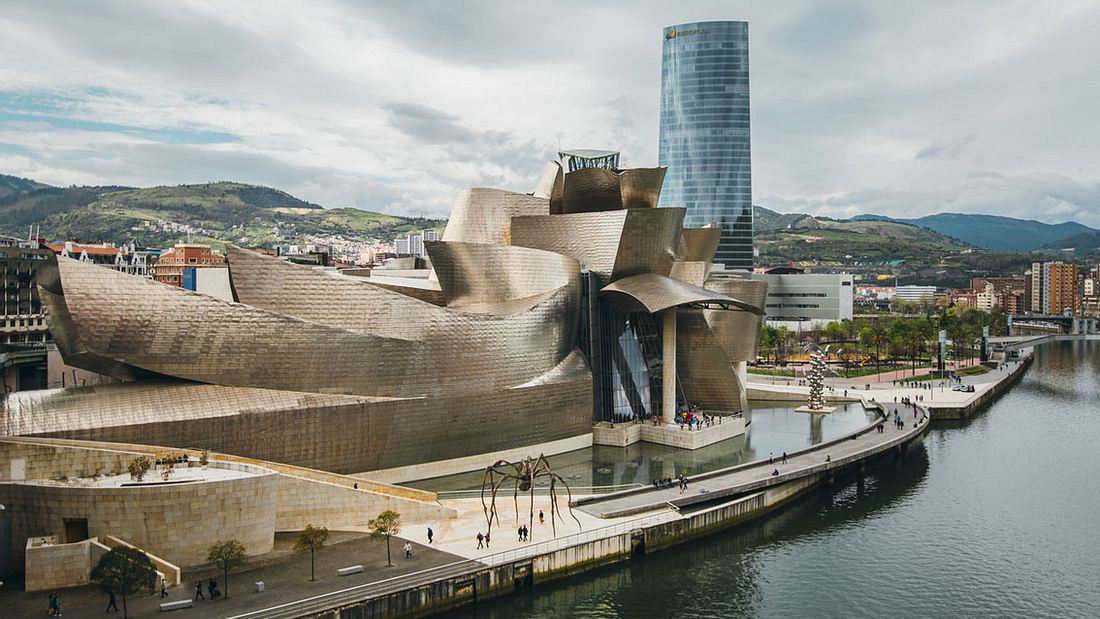 Das Guggenheim Museum in Bilbao. Das Guggenheim Museum in Bilbao.