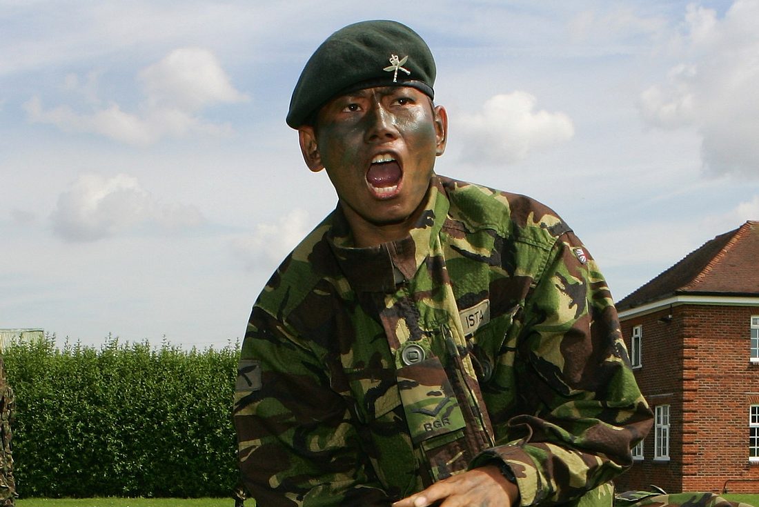Gurkha-Elitekämpfer Gurkha-Elitekämpfer