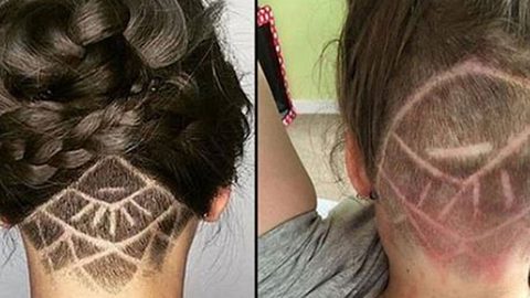 Lucy Burrows leidet unter missratenem Haarschnitt. - Foto: Facebook/burrowslucy