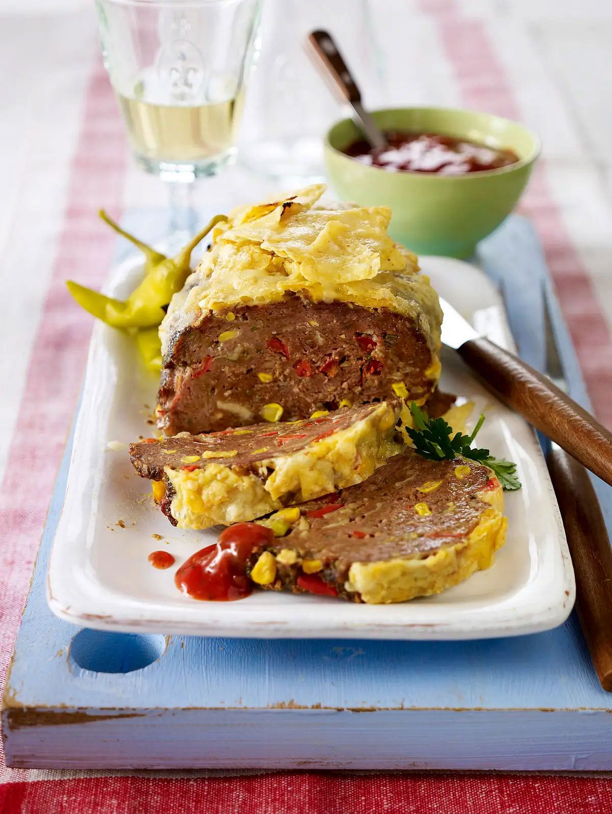 Hackbraten mit Tacokruste