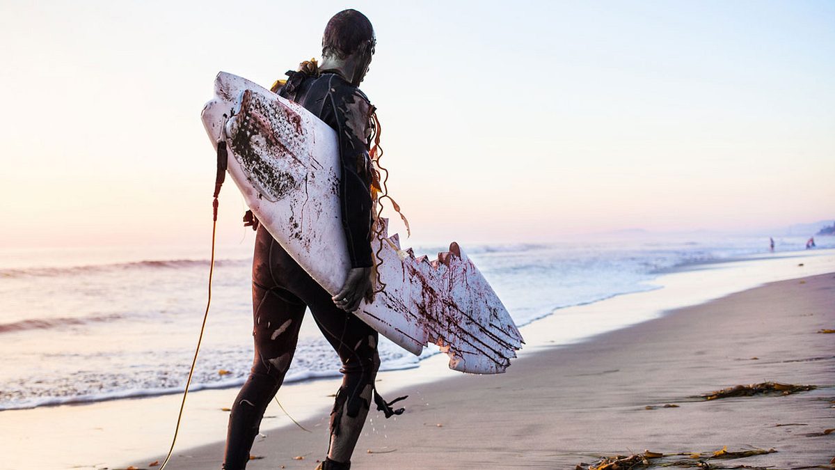 Hai-Attacke auf Surfer