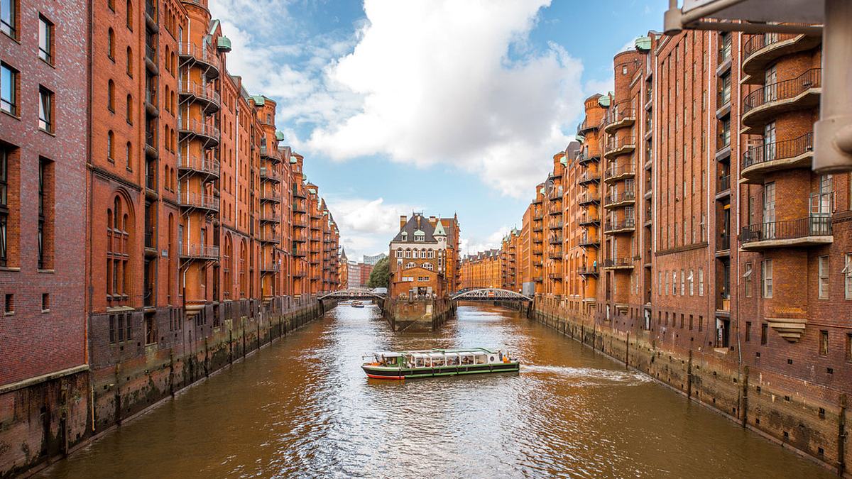 Die Speicherstadt in Hamburg