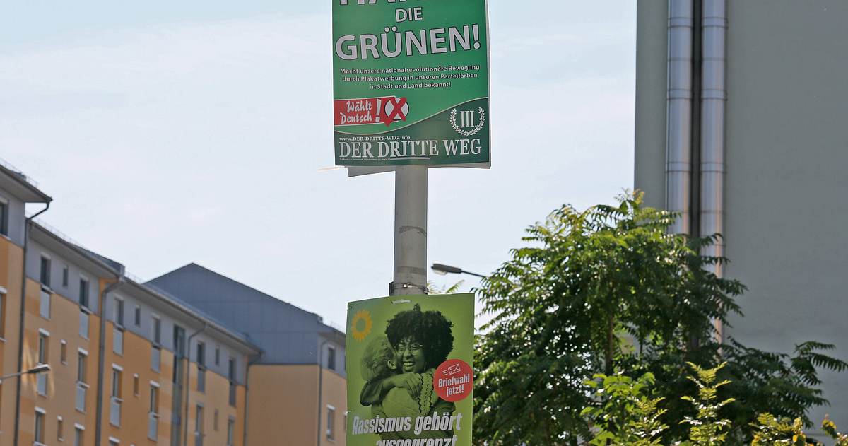 Hängt die Grünen Plakate