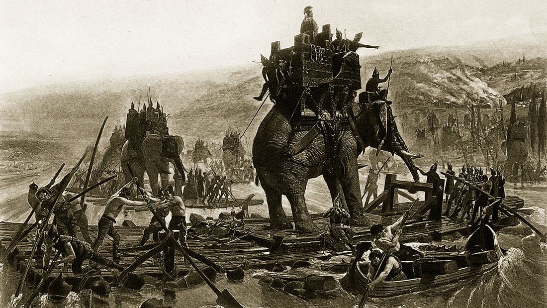 Hannibal und seine Elefanten