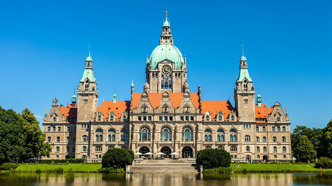 Neues Rathaus in Hannover. Neues Rathaus Hannover
