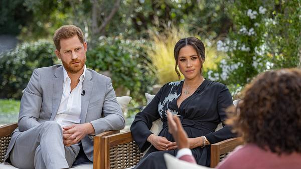 Harry, Meghan und Oprah - Foto: Getty Images / Joe Pugliese