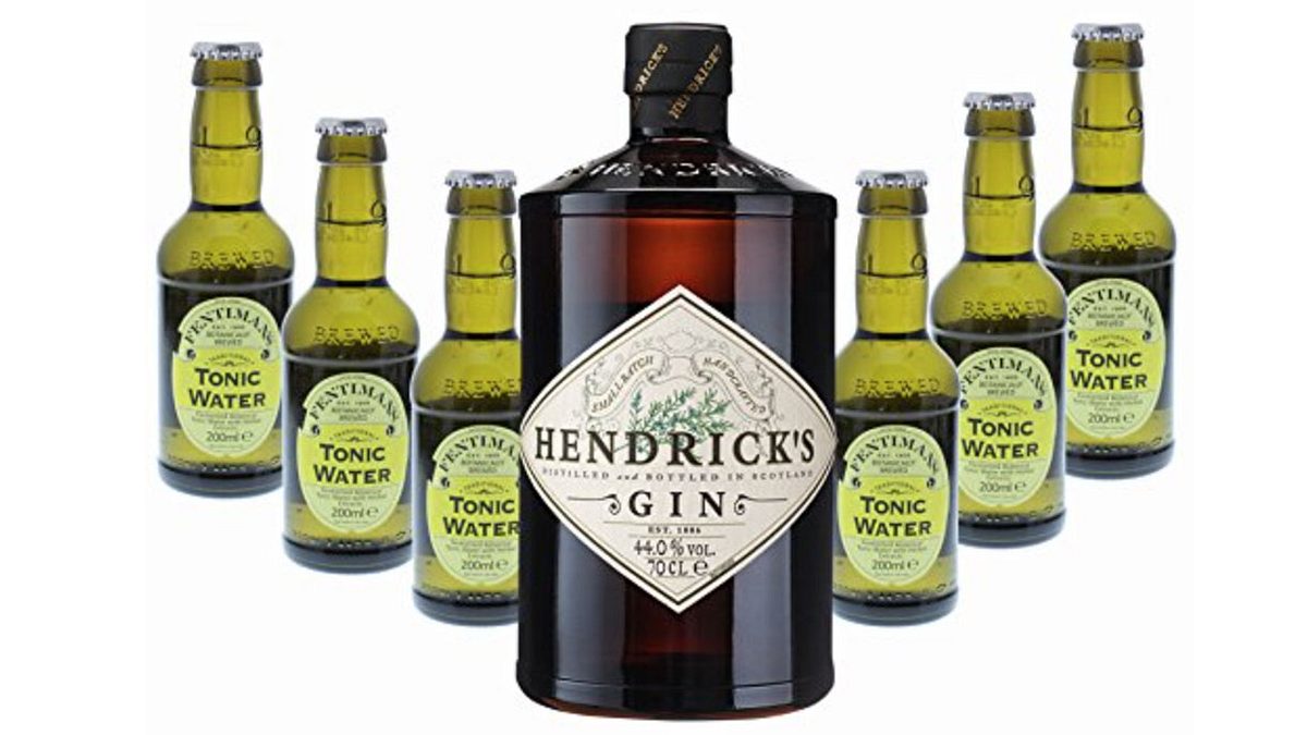 Hendrick’s Gin-Set mit Tonic Water