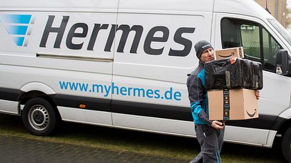 Hermes-Paketbote - Foto: Hermes
