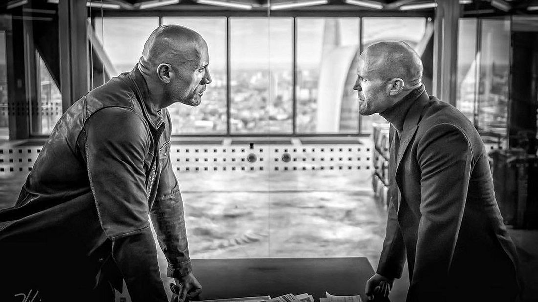 Dwayne Johnson und Jason Statham in Hobbs & Shaw Dwayne Johnson und Jason Statham in Hobbs & Shaw