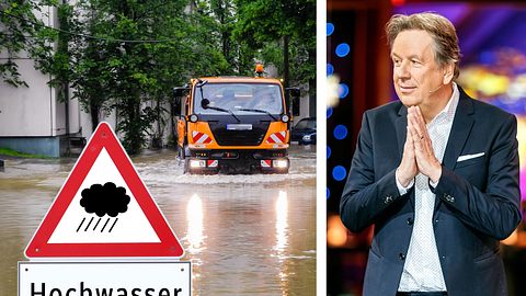 Jörg Kachelmann mit Hochwasser-Warnung - Foto: IMAGO / STAR-MEDIA / iStock / Animaflora /Collage Männersache)