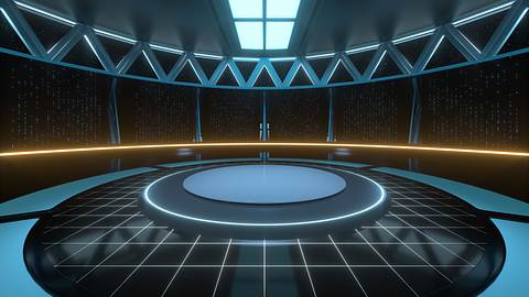 3-D-Illustration eines Holodecks - Foto: iStock / Jian Fan