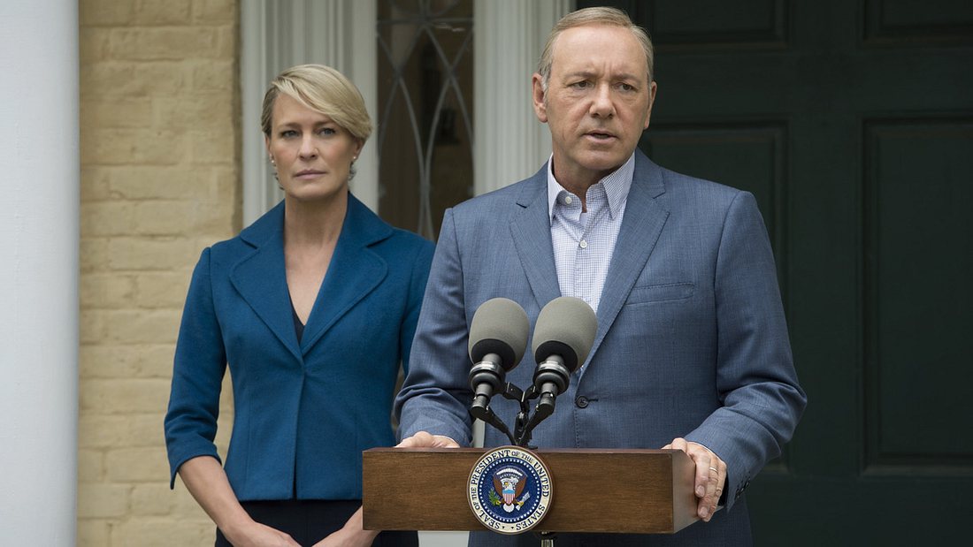 Frank und Claire Underwood in der 5. Staffel House of Cards Frank und Claire Underwood in der 5. Staffel House of Cards