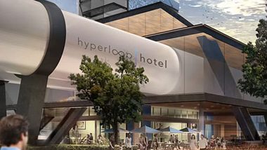 Das überschallartige Hyperloop Hotel. - Foto: Brandon Siebrecht