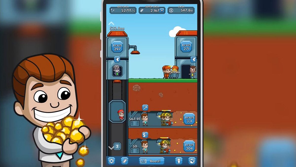Fluffy Fairy Games entwickeln Game Idle Miner Tycoon