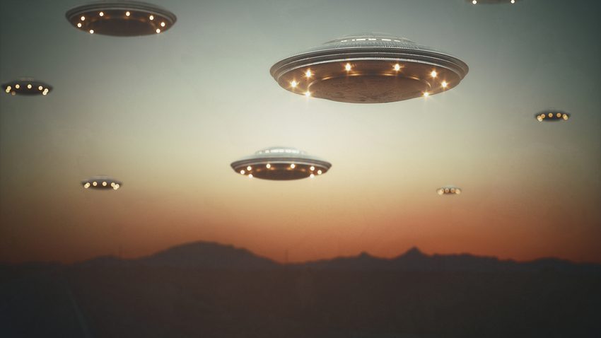 UFO am Himmel
