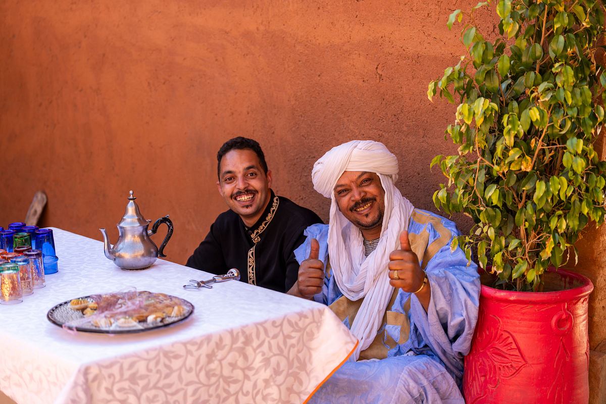 Freundliche Marokkaner