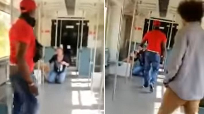 Unfassbar! Mann verprügelt hilflose Frau in S-Bahn – Zeugen greifen nicht ein