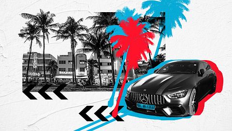 Männersache gibt Gas ... mit Mercedes-AMG in Miami