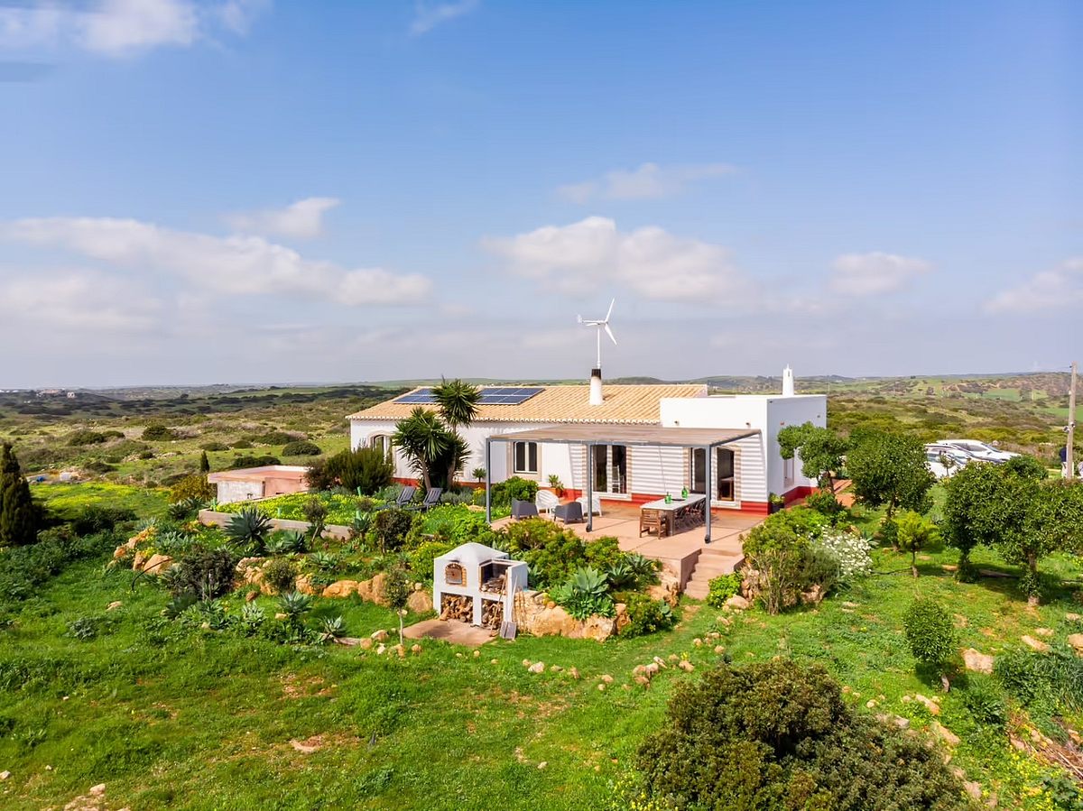 Ferienhaus Casa das Furnas - Eco Home mit Meerblick an der Algarve, Portugal