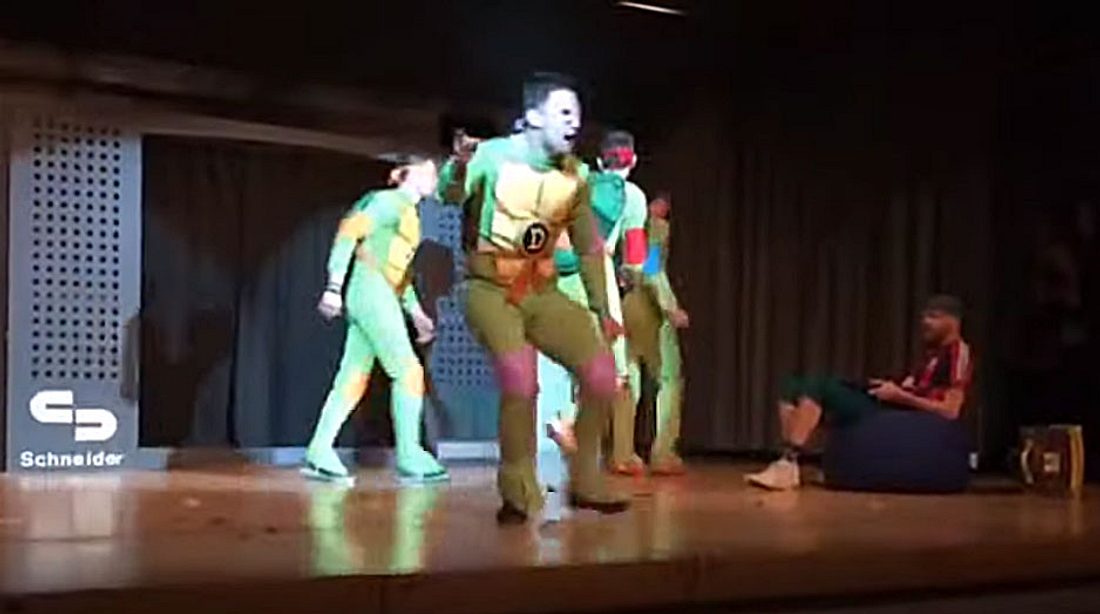 Ninja Turtles entern die Bühne Ninja Turtles entern die Bühne