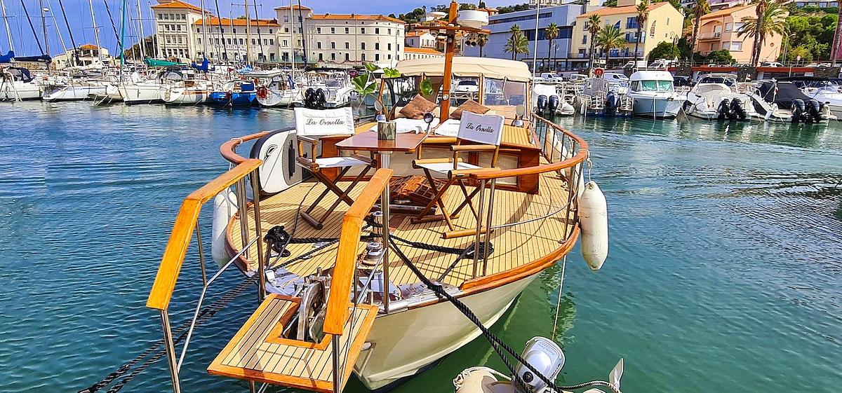 Hausboot La Ornella an der Côte dAzur, Frankreich