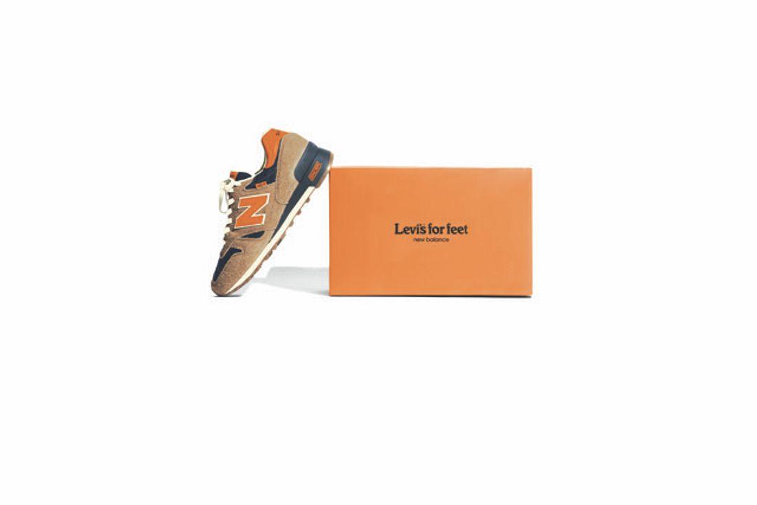 Sneaker von Levi's und New Balance mit Sammlerbox