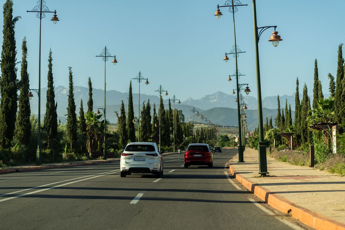 Straße in Marrakesch